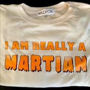 Wildfox “I’m Really a Martian” l/a tee